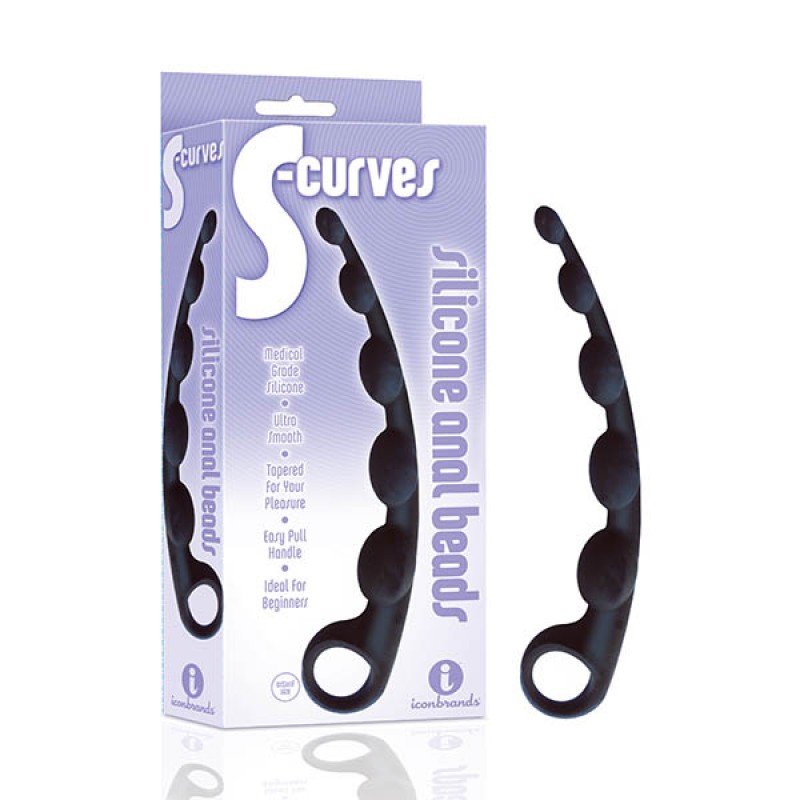 S-Curves Silicone Anal Beads